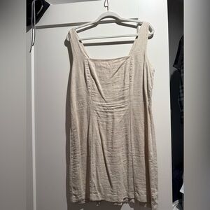 Linen blend Sleeveless Dress